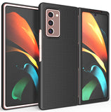 Grid Textured Hard Case Slim Protector Cover for Samsung Galaxy Z Fold 2 5G