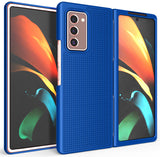 Grid Textured Hard Case Slim Protector Cover for Samsung Galaxy Z Fold 2 5G