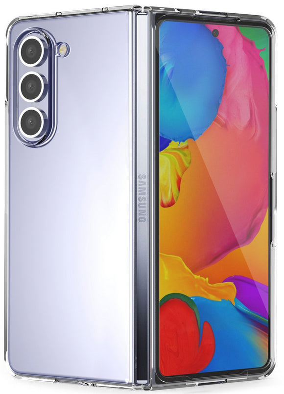 Clear Hard Case Slim Cover for Samsung Galaxy Z Fold 5 5G 2023