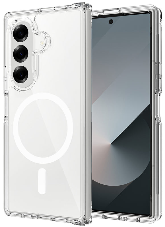 Clear Case for Samsung Galaxy Z Fold 7 Phone - Compatible with MagSafe