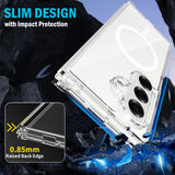 Clear Case for Samsung Galaxy Z Fold 7 Phone - Compatible with MagSafe