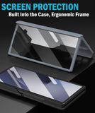 Screen Protect Case for Samsung Galaxy Z TriFold, w/ Stand and Hand Strap, Black