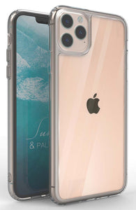 Blue Diamond Tempered Glass Clear Hybrid Case Slim Cover for iPhone 11 Pro Max