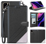 Infolio Wallet Case Credit Card Slot Cover Wrist Strap for iPhone 11 Pro Max