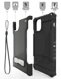 Rugged Tri-Shield Case Cover Kickstand Lanyard Strap for Apple iPhone 11 Pro Max