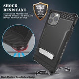 Rugged Tri-Shield Case + Belt Clip for iPhone 11 PRO MAX - Adorable Animals