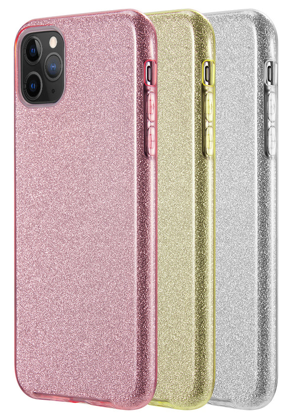 Sparkling Glitter Hybrid Flex Skin Case Cover for Apple iPhone 11 Pro Max (6.5
