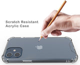 AquaFlex Transparent Anti-Shock Clear Case Slim Cover for Apple iPhone 12 Mini