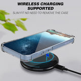 AquaFlex Transparent Anti-Shock Clear Phone Case Slim Cover for iPhone 13 Pro