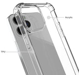AquaFlex Transparent Anti-Shock Clear Phone Case Cover for iPhone 13 Pro MAX