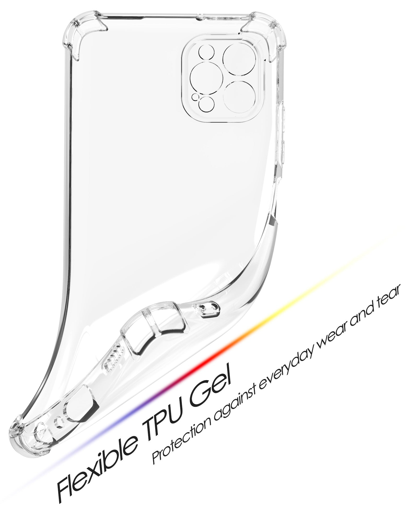 GlamCase Custodia Per IPhone 13 Pro Max - Design Calcio E Fulmine - Plastica Rigida Sottile - 2