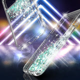 Clear Liquid Sand Glitter Waterfall Case Cover for iPhone 13 Pro Max