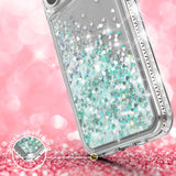 Clear Liquid Sand Glitter Waterfall Case Cover for iPhone 13 Pro