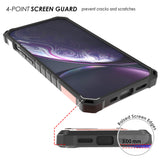 Tri-Shield Rugged Case with Stand + Belt Clip Holster + Strap for iPhone 13 Pro