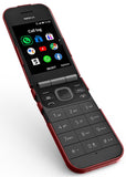 Grid Texture Case Slim Hard Shell Slim Cover for Nokia 2720 V Flip Phone