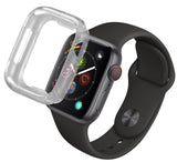 Clear Transparent Flexible TPU Skin Case Cover for Apple Watch (SERIES 4, 44mm)
