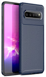 Carbon Fiber Flex TPU Gel Skin Case Slim Cover for Samsung Galaxy S10 5G SM-G977