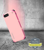 PureGear Soft Pink Dualtek Case Cover + Tempered Glass for iPhone 8 Plus, 7 Plus