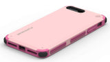 PureGear Pink Dualtek Case Belt Clip Tempered Glass for iPhone 7 Plus, 8 Plus