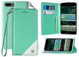 WALLET CREDIT CARD SLOT CASE + WRIST STRAP LANYARD FOR APPLE iPHONE 7/8 PLUS