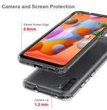 AquaFlex Transparent Anti-Shock Clear Case Slim Cover for Samsung Galaxy A11