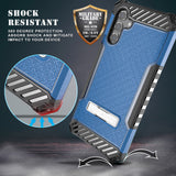 Tri-Shield Rugged Case with Stand + Belt Clip Holster + Strap for Galaxy A13 5G