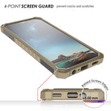 Rugged Anti-Shock Case Cover Metal Kickstand and Strap for Galaxy A13 5G Phone