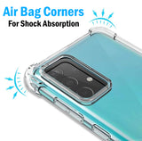 Clear Transparent Anti-Shock Case Slim Cover for Samsung Galaxy A52 5G Phone