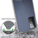 AquaFlex Transparent Anti-Shock Clear Case Slim Cover for Samsung Galaxy A72 5G