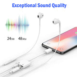 Listen/Charge Lightning 3.5mm Stereo Audio Adapter for Apple iPad Pro Air Mini