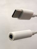 USB TYPE-C 3.5mm Stereo Audio USBC Adapter for HTC U12 Plus, 10, U Ultra, U11