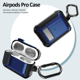 Secure Click Case Rugged Protective Cover Carabiner Clip for Apple Airpods Pro