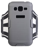 BLACK CASE COVER + ARMBAND STRAP COMBO FOR SAMSUNG GALAXY CORE PRIME G360