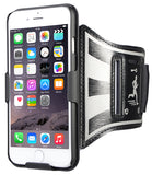 BLACK CASE COVER + ARMBAND STRAP COMBO ROTATING/REFLECTIVE FOR iPHONE 6 6s