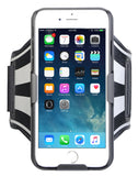 BLACK CASE COVER + ARMBAND STRAP COMBO ROTATING/REFLECTIVE FOR iPHONE 6 6s