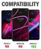AquaFlex Transparent Anti-Shock Clear Case Slim Cover for T-Mobile Revvl 4 Plus
