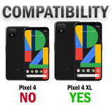 AquaFlex Transparent Anti-Shock Clear Case Slim Cover for Google Pixel 4 XL