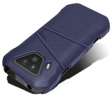 Leather Credit Card Slot Wallet Case Slim Cover for Kyocera DuraForce Ultra 5G
