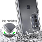 AquaFlex Transparent Anti-Shock Clear Case Slim Cover for Motorola Edge 5G 2022