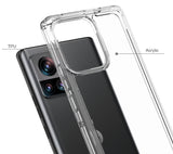 AquaFlex Transparent Anti-Shock Clear Case Slim Cover for Moto Edge Plus 5G 2023