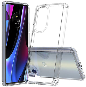 AquaFlex Transparent Anti-Shock Clear Case Slim Cover for Moto Edge Plus 5G 2022