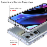 AquaFlex Transparent Anti-Shock Clear Case Slim Cover for Moto Edge Plus 5G 2022