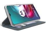 Durable Wallet Case Credit Card Slot Cover Wrist Strap for Motorola Moto G30 G10