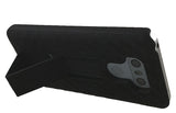 Verizon Original Black Kickstand Case Cover Belt Clip Holster for LG G6, G6 Plus
