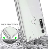 AquaFlex Transparent Anti-Shock Clear Case Slim Cover for Motorola Moto G Fast