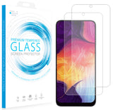 2X Hard 9H Tempered Glass Screen Protector for Samsung Galaxy A50, A30, A20 2019