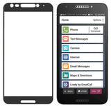 Full Size Hard 9H Tempered Glass Screen Protector for GreatCall Jitterbug Smart2