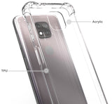 AquaFlex Transparent Anti-Shock Clear Case Cover for Motorola Moto G Power 2021