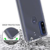 AquaFlex Transparent Anti-Shock Clear Case Phone Cover for Moto G Pure (2021)