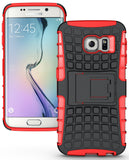 RED GRENADE GRIP SKIN HARD CASE COVER STAND FOR SAMSUNG GALAXY S6 EDGE SM-G925
